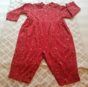 Gap Floral Mock Neck Romper/Jumpsuit